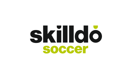 Skilldo Soccer logo su sfondo bianco