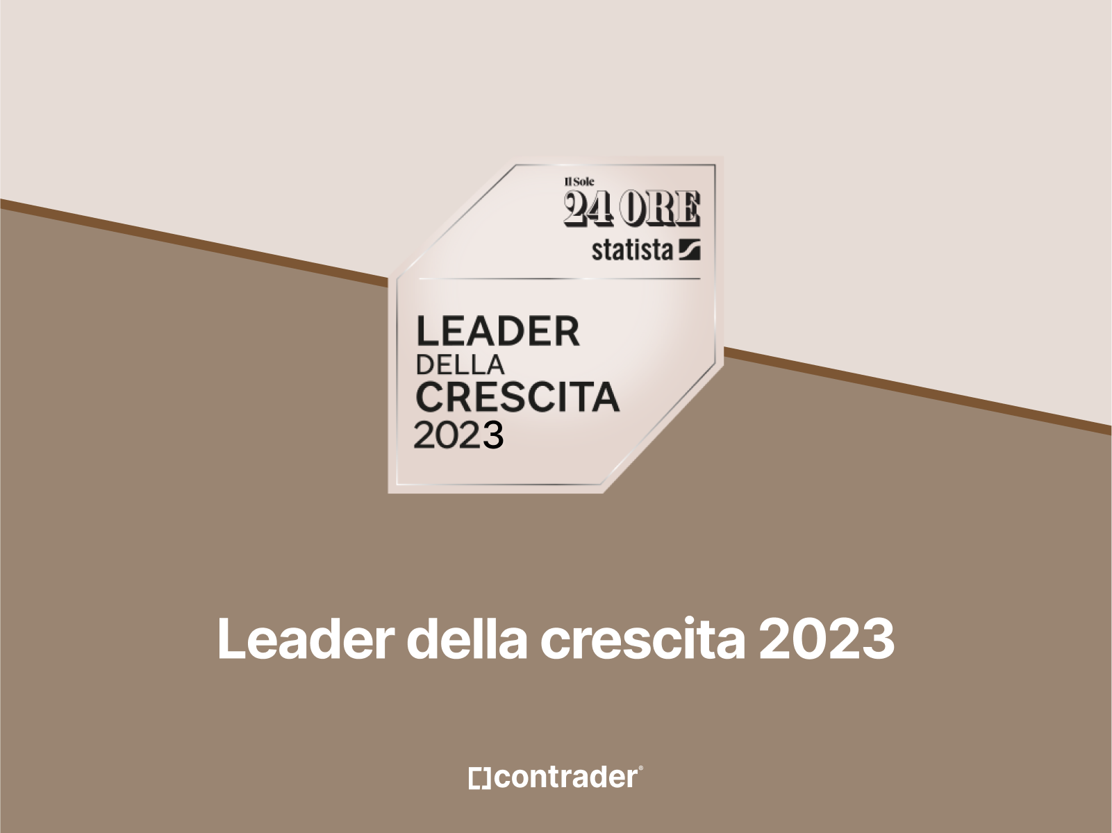 Contrader Leader della Crescita 2023 in Italia