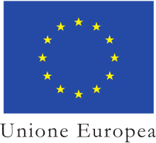 Bandiera blu con stelle gialle dell'Unione Europea 